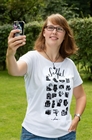 Mit Selfie-Shirt noch hübscher