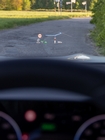 Eingespiegeltes Head-up Display