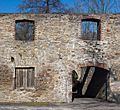 Das ist die Innenseite der Ruine "Haus Scheppen", erbaut im 16./17. Jahrhundert