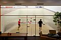 Squash: Gesamtansicht und Aufschlag